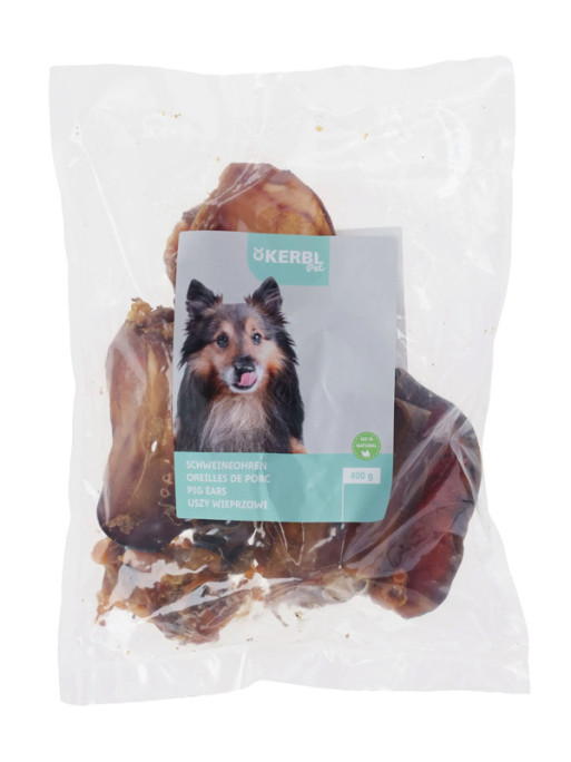Sachet d'oreilles de porc 400g Kerbl