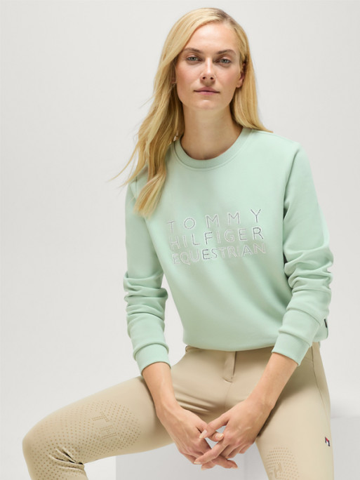 Sweat Belair Rhinestone SS26 Tommy Hilfiger Equestrian