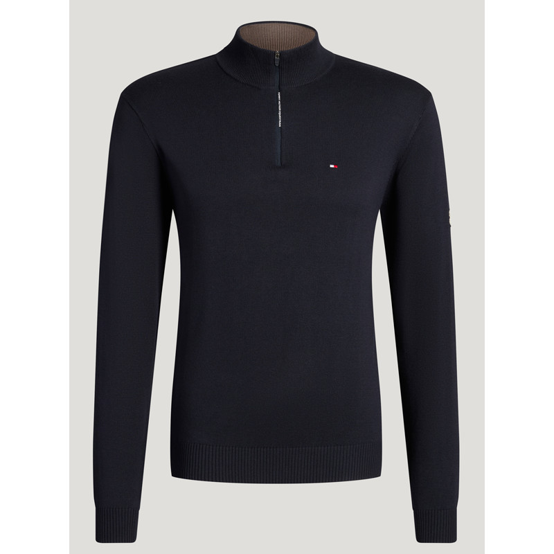 Pull zippé Irvine 1/4 SS26 homme Tommy Hilfiger Equestrian