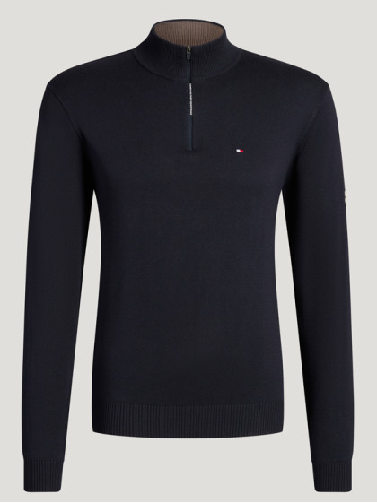 Pull zippé Irvine 1/4 SS26 homme Tommy Hilfiger Equestrian
