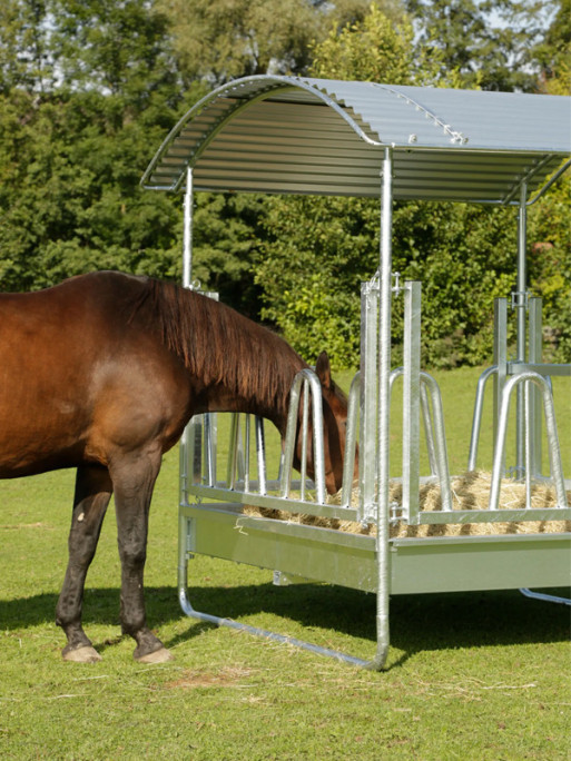 Râtelier rectangle avec cornadis 230x230x250cm Kerbl