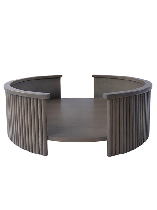 Support Elite Pouf en bois Fantail