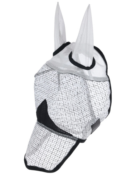 Masque anti-mouches avec protection des oreilles et naseaux Covalliero