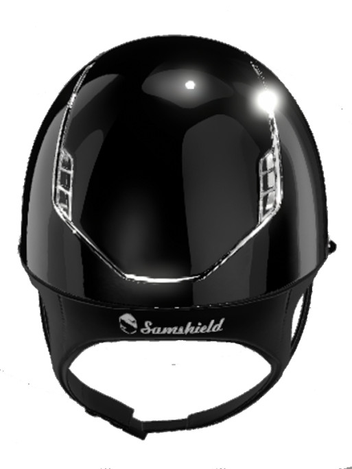Casque Miss Shield Shadowglossy Flower Swarovski 2.0 Samshield  (Mousse obligatoire vendue séparément)