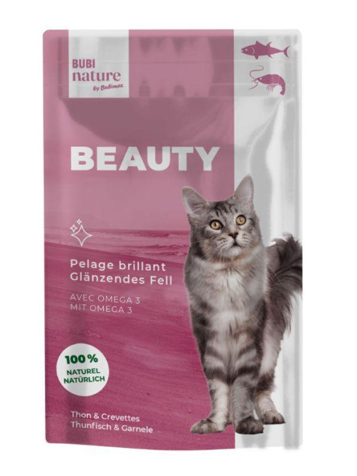 Patée Bubi Nature Beauty thon/crevette 70g Bubimex