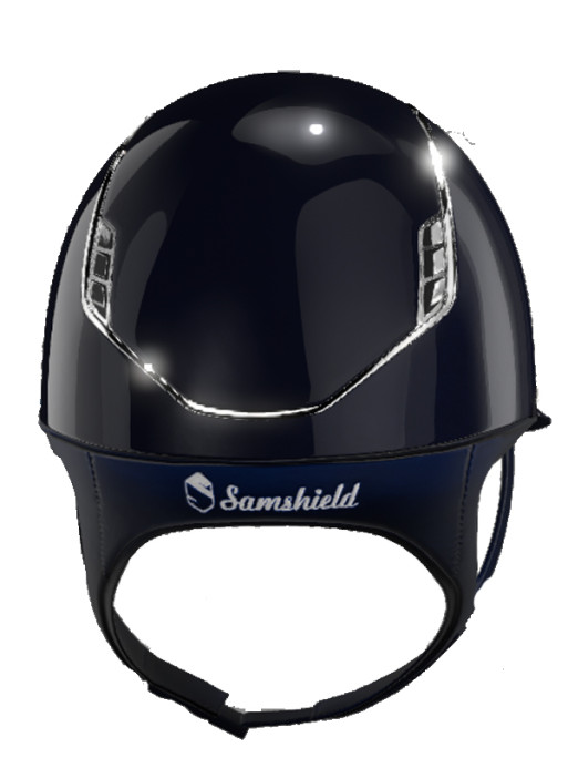 Casque Miss Shield Shadowglossy Flower Swarovski 2.0 Samshield