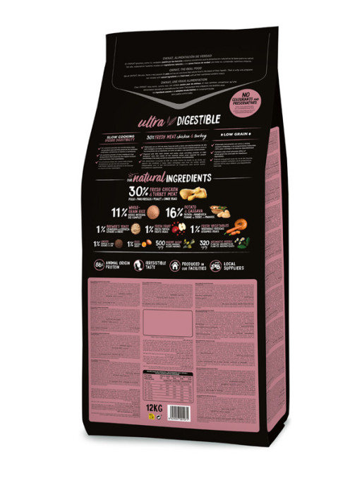 Croquettes Ultra Medium Junior 12kg Ownat