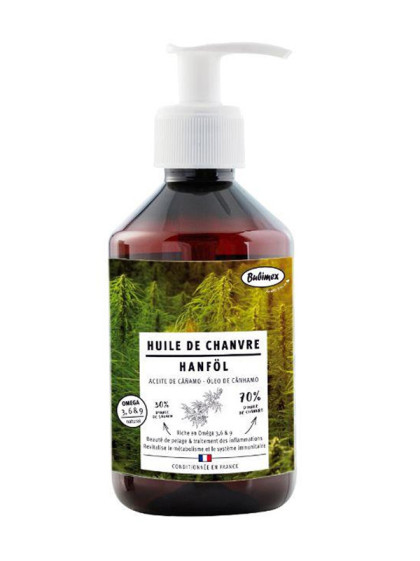 Huile de chanvre 500ml Bubimex