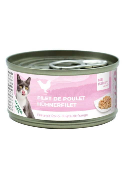 Pâtée Bubi Nature poulet 70g Bubimex