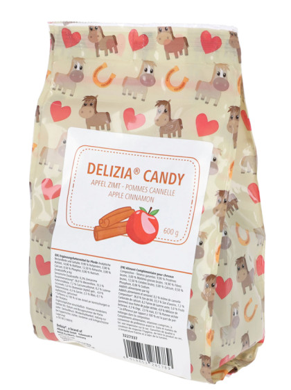 Friandises Candy pomme/canelle 600g Delizia
