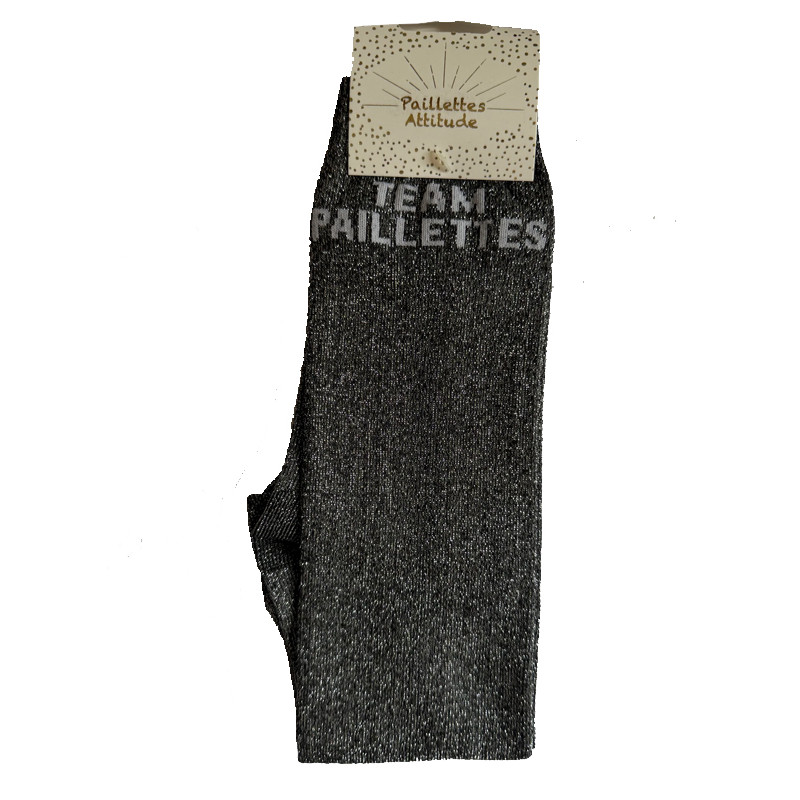 Chaussettes d'équitation pailletées ''Team paillettes'' Paillettes Attitude