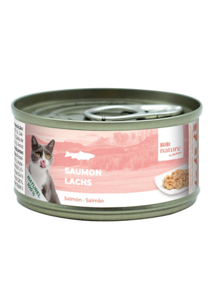 Patée Bubi Nature saumon chat 70g Bubimex