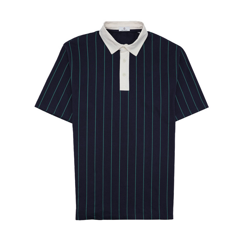 Polo manches courtes Jersey rayé Serge Blanco