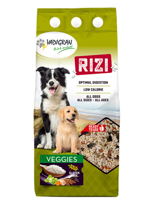 Mélange de riz Veggies chien 1kg Rizi