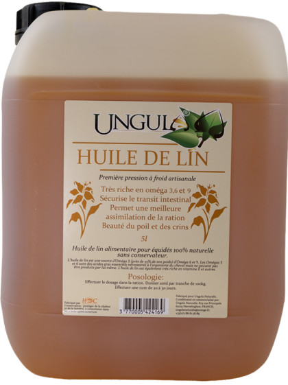 Huile de lin artisanale 5L HOC Ungula Naturalis