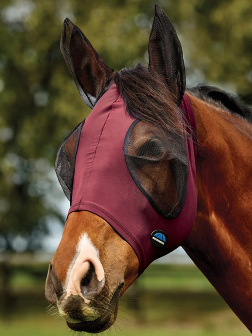 Masque anti-mouches avec oreilles Deluxe Stretch Weatherbeeta