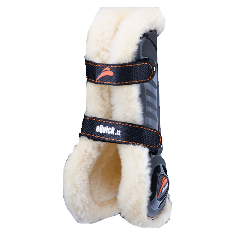 Guêtres eShock velcro fluffy Equick