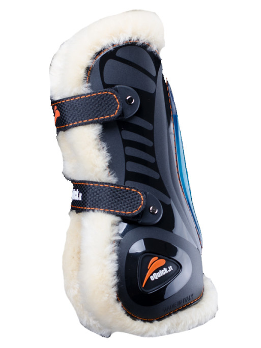 Guêtres eShock velcro fluffy Equick