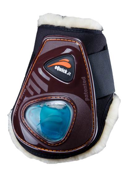 Protège-boulets eShock velcro fluffy Equick
