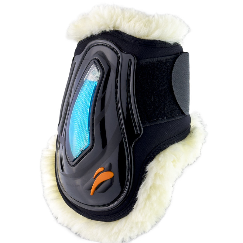 Protège-boulets eAirshock velcro fluffy Equick