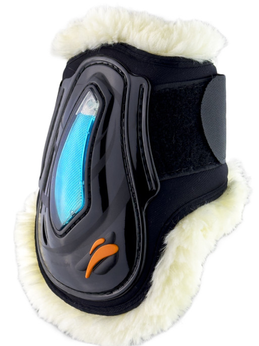 Protège-boulets eAirshock velcro fluffy Equick