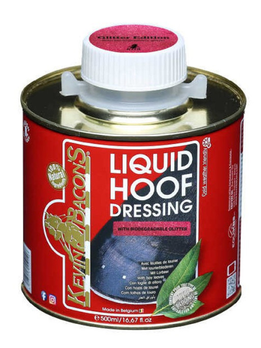 Huile Hoof Dressing Liquide paillettes roses 500ml Kevin Bacon's