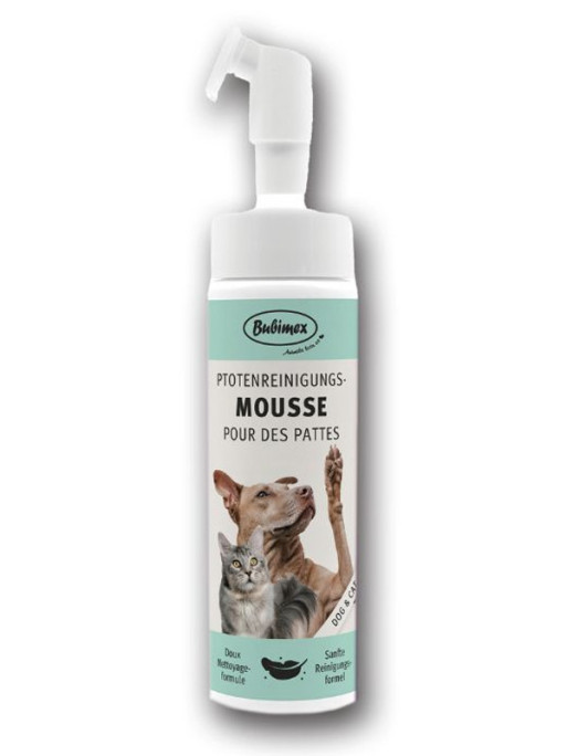 Mousse nettoyante pour les pattes 150ml Bubimex