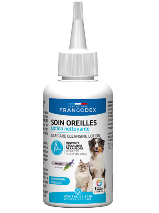 Lotion soin pour les oreilles 125ml Francodex