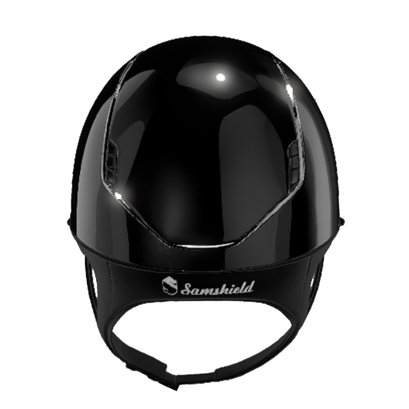 Casque Miss Shield Shadowglossy 2.0 Blason Crystal Fabric Samshield (Mousse obligatoire vendue séparément)