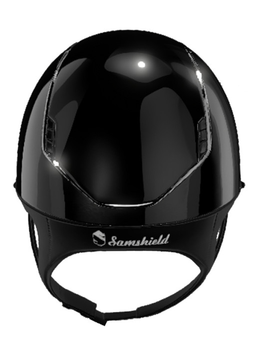 Casque Miss Shield Shadowglossy 2.0 Blason Crystal Fabric Samshield (Mousse obligatoire vendue séparément)