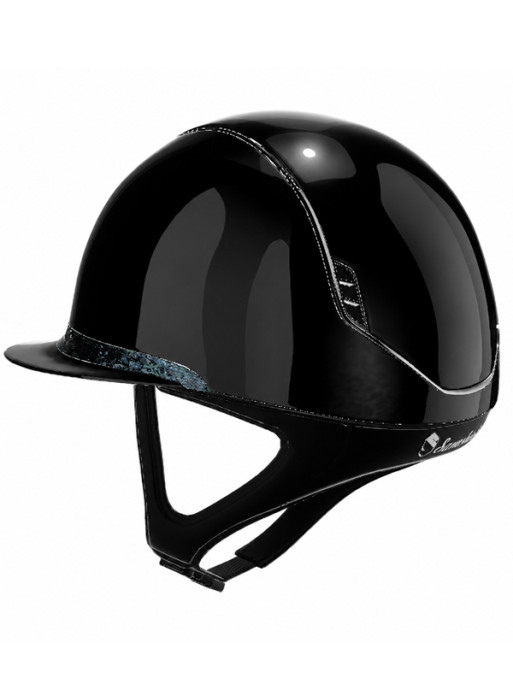 Casque Miss Shield Shadowglossy Crystal Fabric Swarovski SummerNights 2.0 Samshield