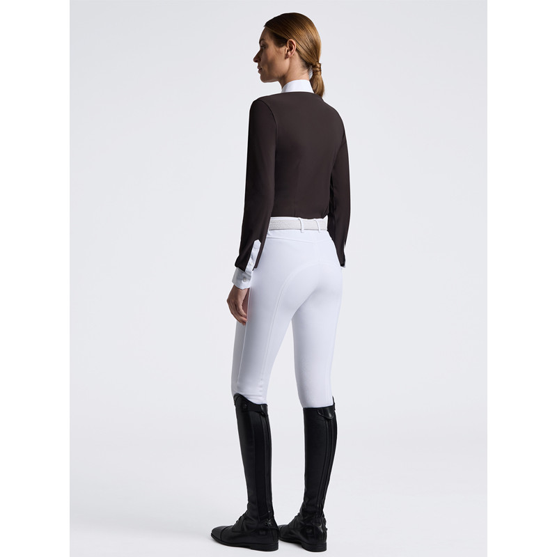 Chemise de concours manches longues Perforated Inserts FW26 Cavalleria Toscana