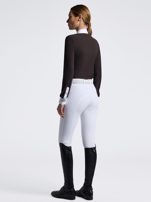 Chemise de concours manches longues Perforated Inserts FW26 Cavalleria Toscana