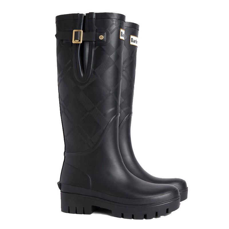 Bottes Leighton Tartan Welly femme FW26 Barbour