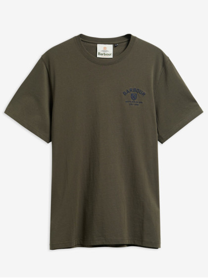 T-shirt Tartan Crest Tailored FW26 Barbour