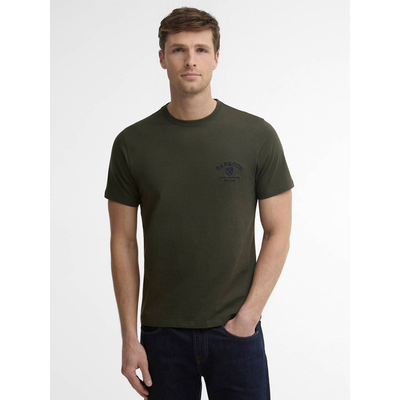 T-shirt Tartan Crest Tailored FW26 Barbour