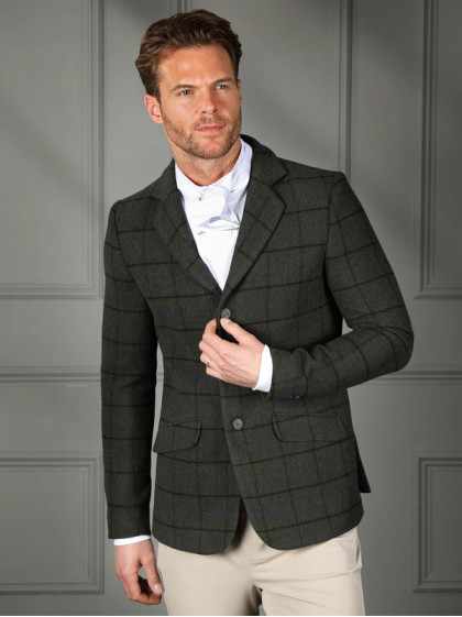 Veste d'équitation en tweed homme Saratoga