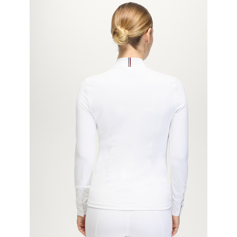 Polo de concours manches longues Monica Rhinestone FW26 Tommy Hilfiger Equestrian