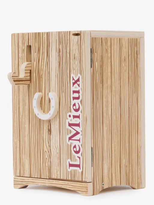 Casier de sellerie en bois pour Toy Pony LeMieux