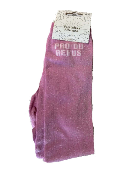 Chaussettes d'équitation pailletées  ''Pro du refus'' Paillettes Attitude