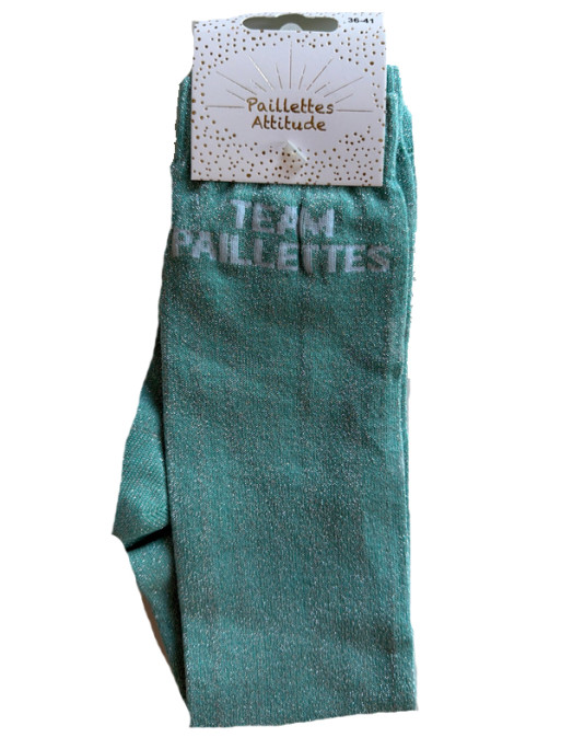 Chaussettes d'équitation pailletées ''Team paillettes'' Paillettes Attitude