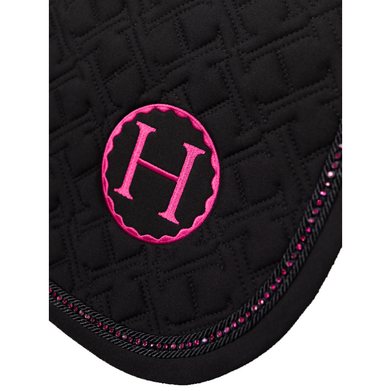 Tapis de selle Saphir CSO Octobre Rose Harcour