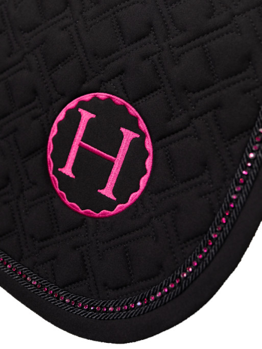 Tapis de selle Saphir CSO Octobre Rose Harcour