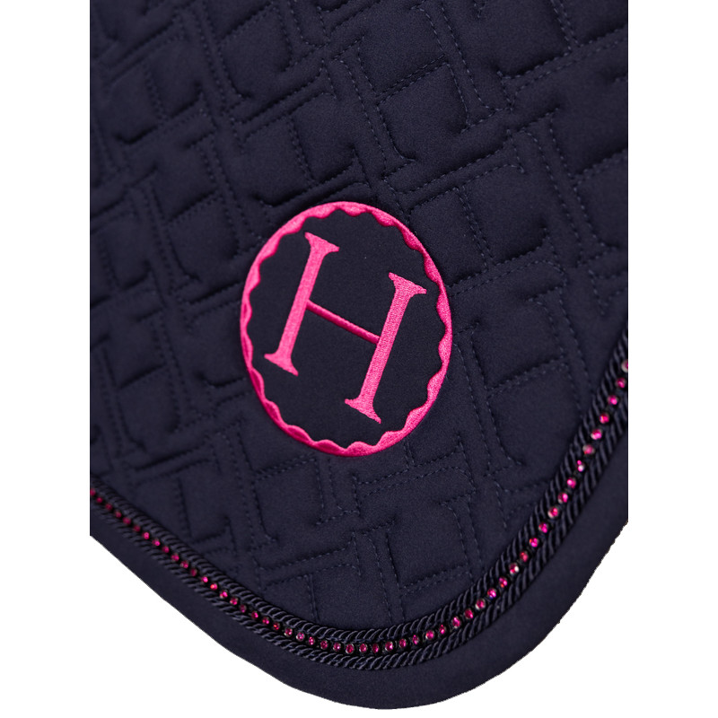 Tapis de selle Saphir CSO Octobre Rose Harcour