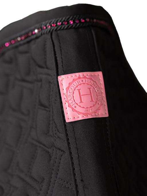 Tapis de selle Saphir poney Octobre Rose Harcour