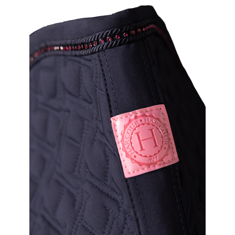 Tapis de selle Saphir poney Octobre Rose Harcour
