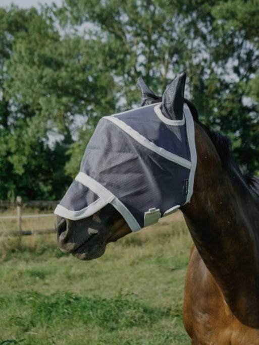 Masque anti-mouches anti-UV cerceau Equi-Thème