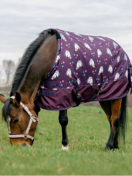 Couverture d'extérieur 220g 600D Licorne Equi-Thème