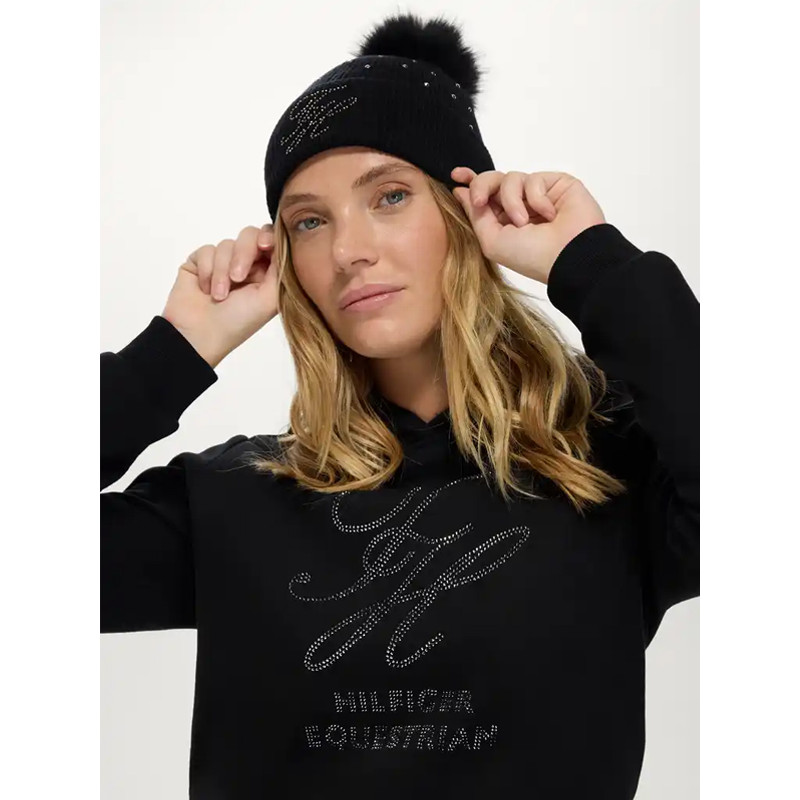 Sweat à capuche Estelle Rhinestone FW26 Tommy Hilfiger Equestrian