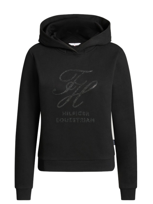 Sweat à capuche Estelle Rhinestone FW26 Tommy Hilfiger Equestrian